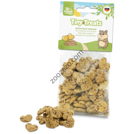 Протеинови сърца с брашнени червеи за малки гризачи, 100 гр. - JR FARM Tiny Treats Protein-Hearts Mealworm 